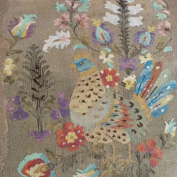 그림책 같은 새와 꽃의 후쿠로 오비, 약간 반짝임