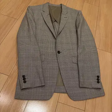 다케오 키쿠치 글렌체크 테일러드 자켓