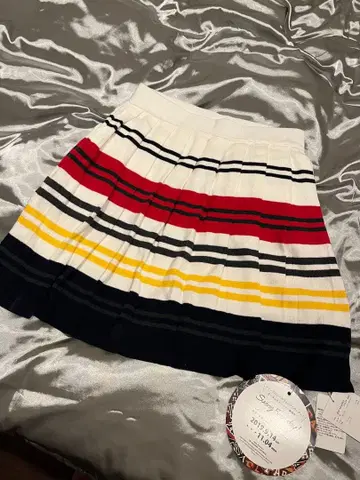 스트라이프 플레어 스커트 사이즈 0