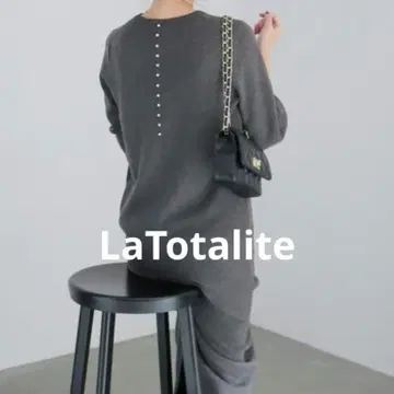 라토타리테 16G 스무스 펄 니트 원피스 그레이