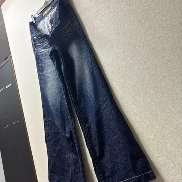 스튜디오 RP 플레어 데님 골드 자수