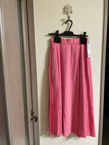 쿠미쿄쿠 [세탁 가능 뒷밴딩] 나일론 리오셀 타프타 플레어 스커트