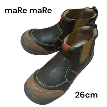 새상품급 maRe 마레마레 사이드 고어 숏부츠 멀티 컬러