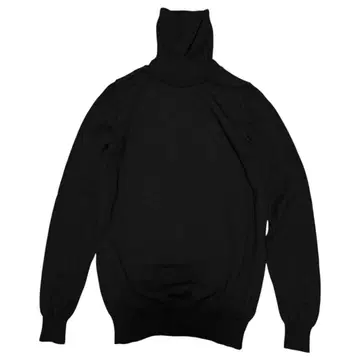 ZANONE 하이 게이지 터틀넥 스웨터 블랙 42 XS 사이즈 상당