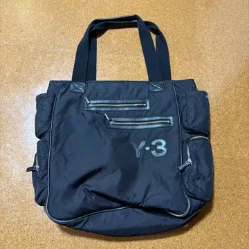 Y-3 블랙 토트백