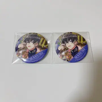 A3 우스이 마스미 만개 party 캔뱃지 2개 세트