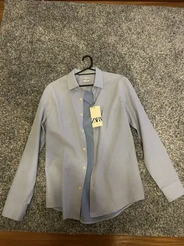 ZARA 셔츠 긴팔 블루