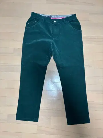 코듀로이 다크 그린 팬츠