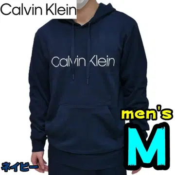 [ 새상품 ] 캘빈클라인 후드티 M 남성용 후디 맨투맨 네이비