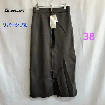 7d110 에이미 로우 리버서블 본딩 ZIP 스커트