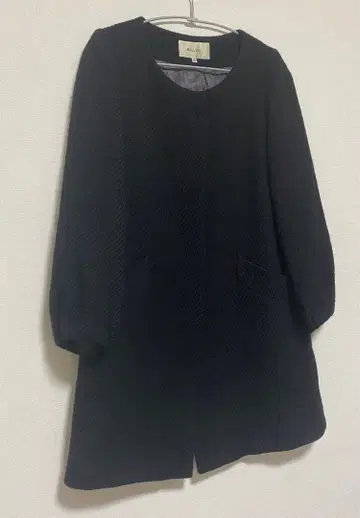 BALLSEY 코트 38 블랙*보풀, 걸림 있음