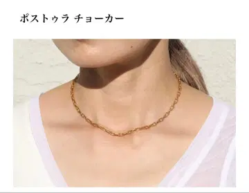 pluie 포스트라 초커 골드
