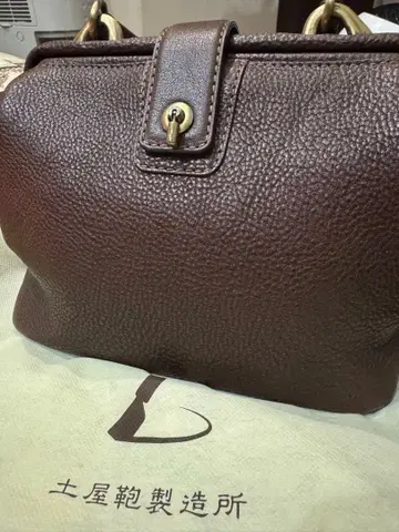 츠치야 가방 제조소 브라운 숄더백