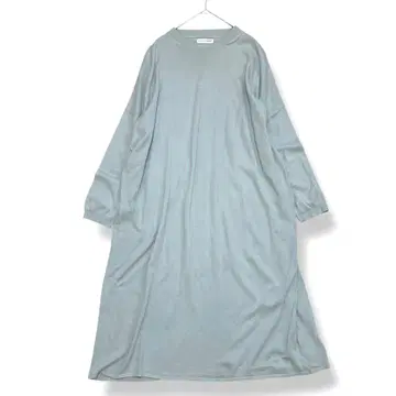 bulle de savon 롱 원피스 코튼 스카이블루 계열 루즈핏 F