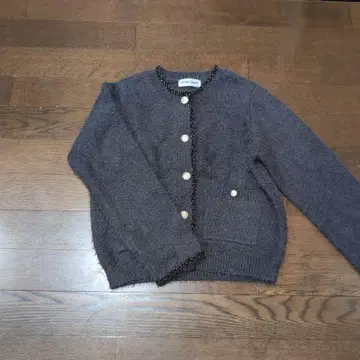 프레디&글로스터 자켓풍 샤기 가디건