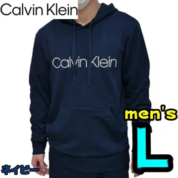 [새상품] 캘빈클라인 후드티 L 남성용 후디 맨투맨 네이비