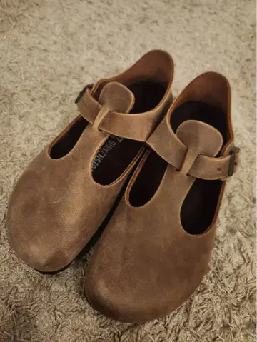 Birkenstock 브라운 샌들 37 24cm 레어 단종