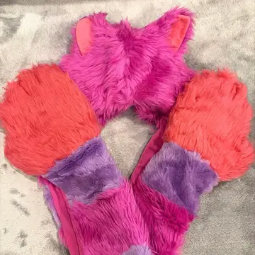 Disney 디즈니 팬캡 머플러 체셔 고양이