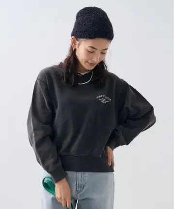 FREAK'S STORE 빈티지 원포인트 자수 로고 맨투맨