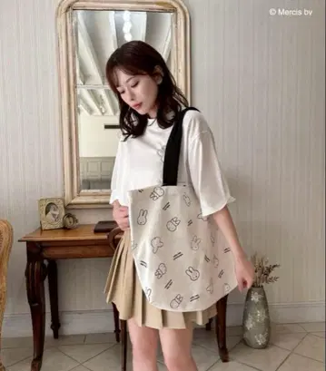 MIIA 미피 바이컬러 BIG 토트백