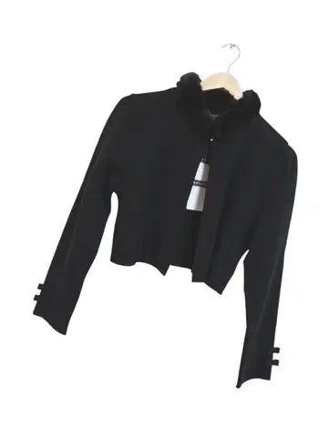 엠즈 그레이시 인조 모피 니트 볼레로 42