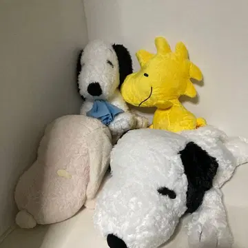 스누피 봉제 인형 4세트 우드스탁 BIG 봉제 인형