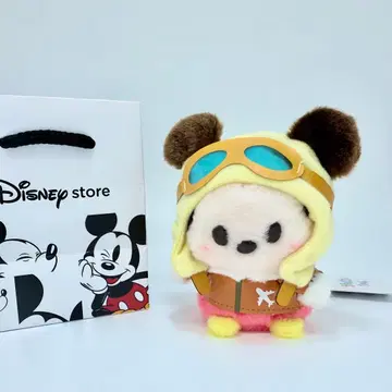 디즈니 우루포챠짱 하네다 공항 한정판 봉제 인형 미키 파이롯트