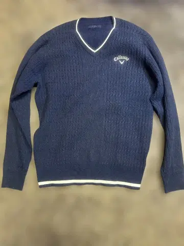 Callaway 네이비 V넥 스웨터 LL사이즈