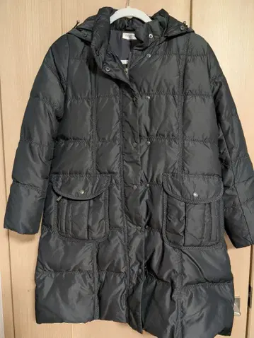 [릴리안느 뷔르티] 블랙 롱 다운 자켓