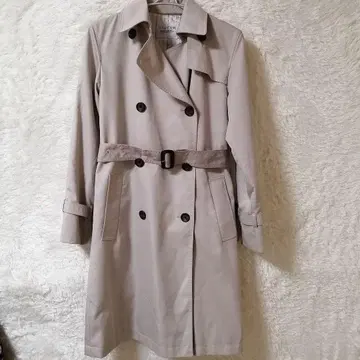anyfam 애니팜 베이지 더블 브레스트 트렌치코트