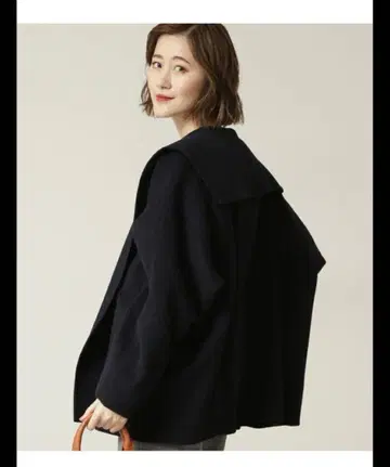 NATURAL BEAUTY BASIC 네이비 세일러 코트