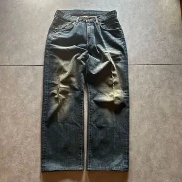 grunge edwin fade damage denim pants y2k
