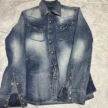 GOSTAR DE FUGA 데님 긴팔 셔츠 44(S) 포켓 부착