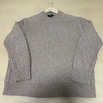 Theory 베이지 계열 리브 스웨터 S