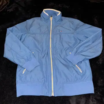 TOMMY HILFIGER 타미힐피거 스탠드 카라 자켓 블루종