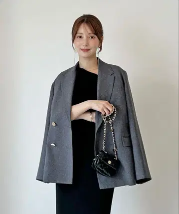 SNIDEL 메탈 버튼 테일러드 자켓