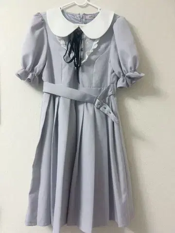 앙크루즈 둥근 카라 원피스