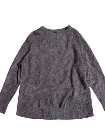 INDIVI 쿨 넥 스웨터 캐시미어 100