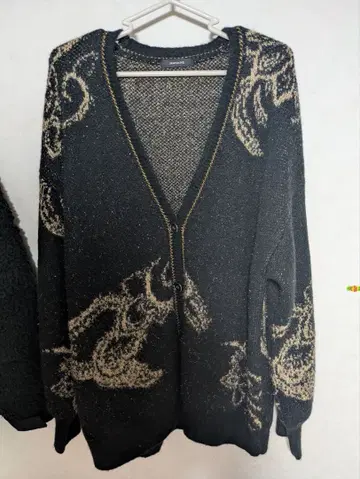 지나시스 라메 가디건 반짝반짝