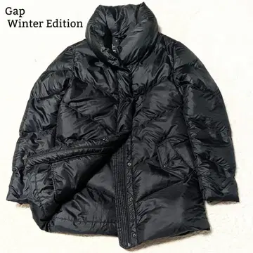 초경량 Gap Winter Edition 다운 자켓 세탁 가능 블랙 XS