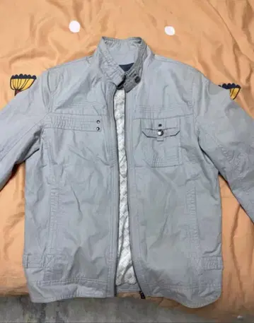 그레이 지퍼 자켓 L