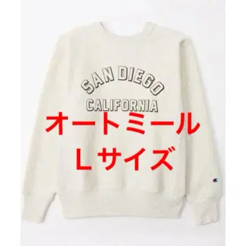 [ CHAMPION ] 리버스 위브 맨투맨 오트밀 L 사이즈 새상품