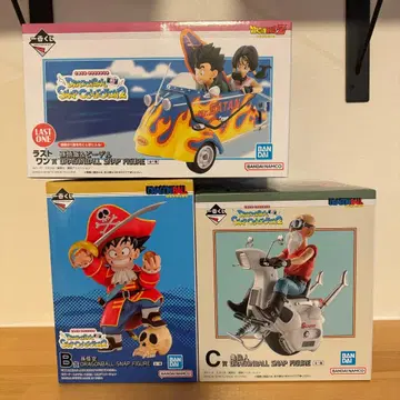 드래곤볼 1번 복권 라스트 원상 B상 C상 3점 세트 스냅 컬렉션 2