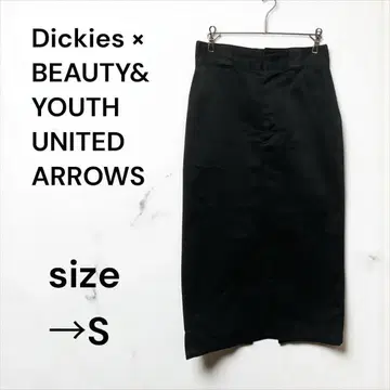 디키즈 x 뷰티앤유스 타이트 스커트 블랙 캐주얼