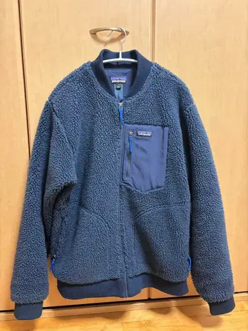 patagonia 봄버 자켓 레트로x 네이비 L