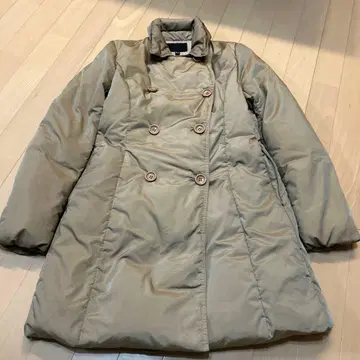 ice 베이지 더블 브레스트 다운 자켓 JPN 7