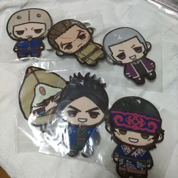 골든 카무이 패브릭 소재 와펜 6개 세트