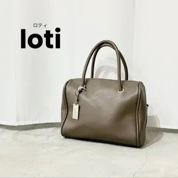 [ 새상품급 ] loti ( 로티 ) WEB 한정판 콩 거울 보스턴 백