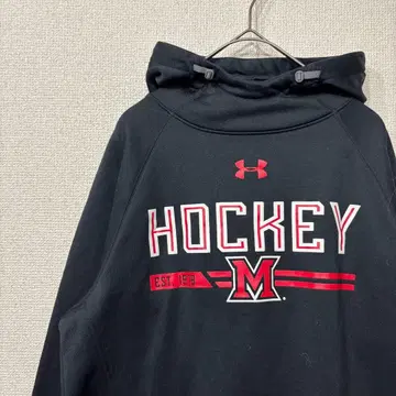 언더아머 후드티 팀 로고 저지 미국 빈티지 의류 M 3339