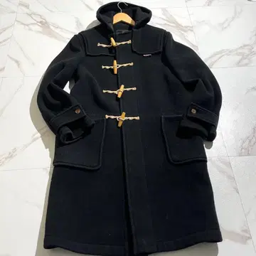 [레어 콜라보] 글로버올 x 맨즈비기 더플 코트 오버 사이즈 블랙